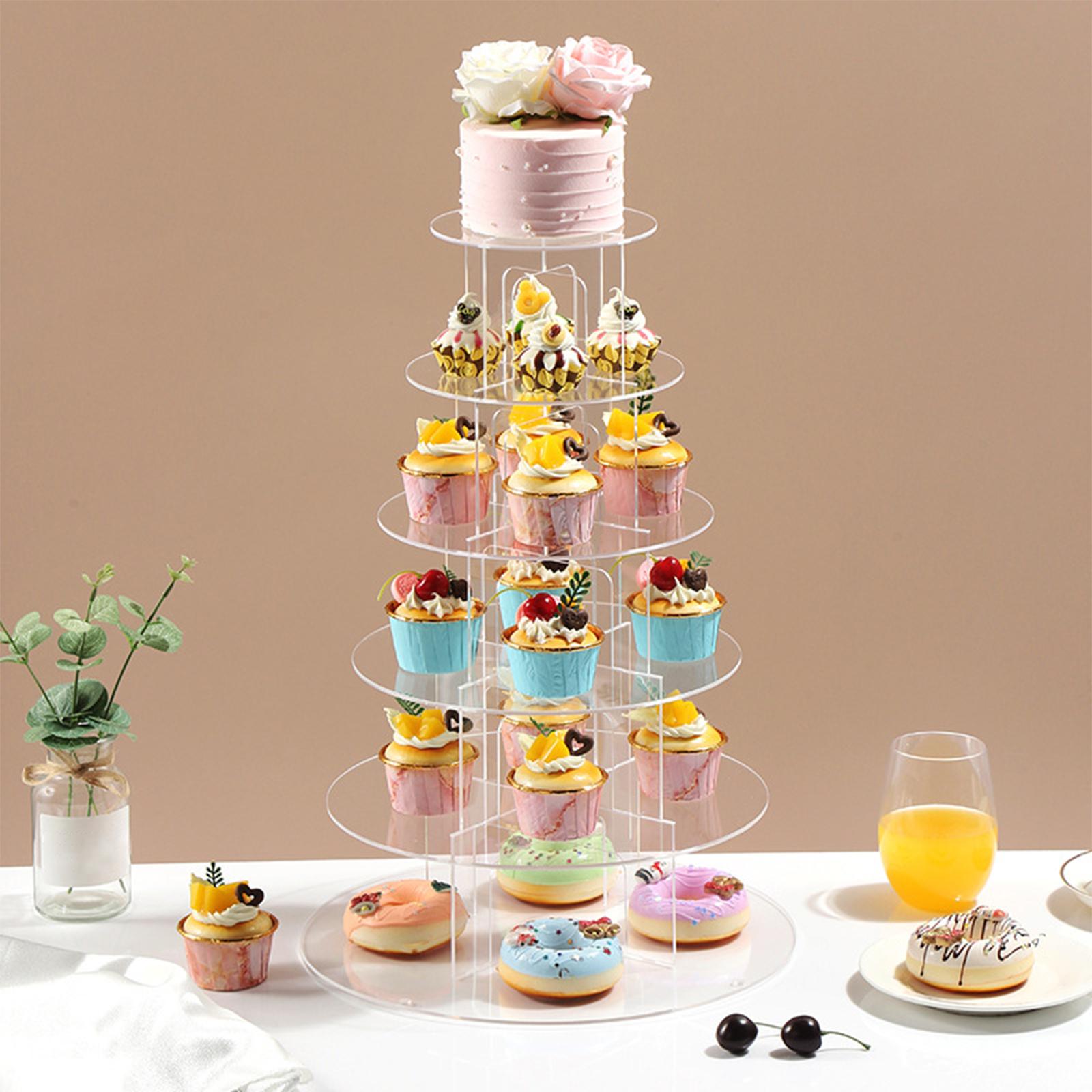 Cupcake Stand Tier - 3/4/5 Tier Acryl Cupcake Ständer Dessert