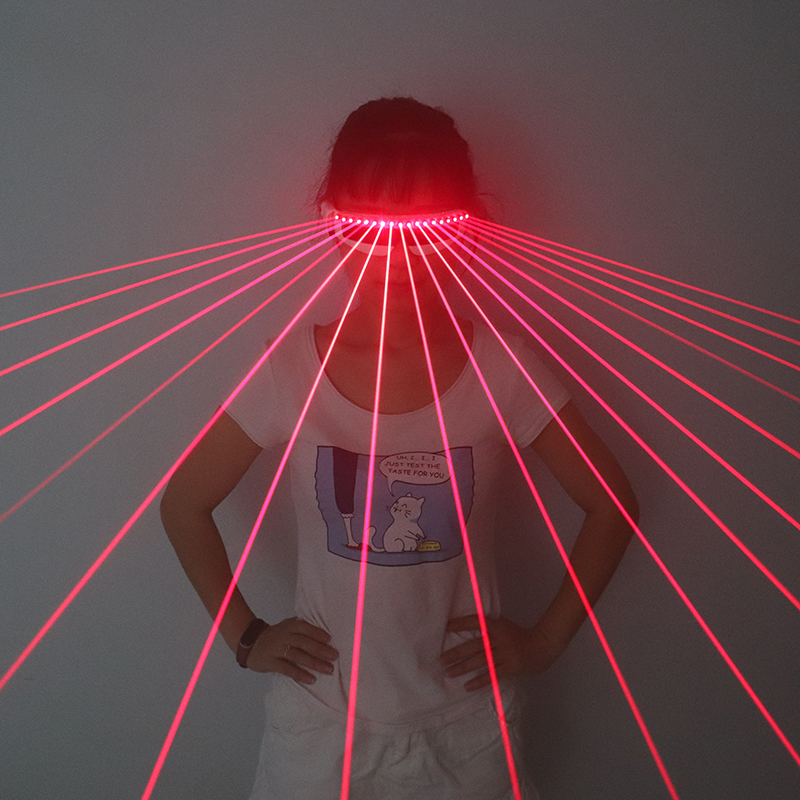 Event Party Dj - 650 nm rote Laserbrille, Bühnenkleidung, Performance-Requisiten,