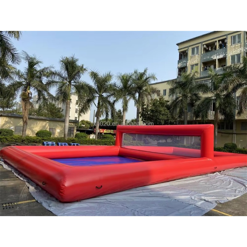 Event & Party Supply - 2026Beliebter aufblasbarer Wasser-Volleyball-Feld, tragbarer aufblasbarer Tennisplatz,