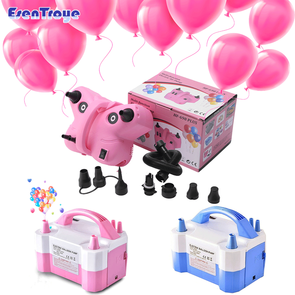 Balloon Pump Hand - Hochspannungs-Doppelventil-AC-Tragbare elektrische Ballonpumpe US-Stecker EU-Stecker 110V/220V
