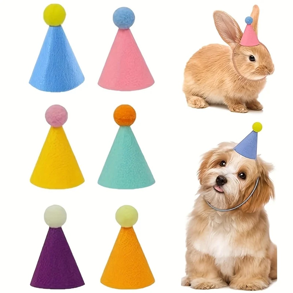 Party Hat Cone - 6 Stück Mini-Partyhüte: Leichte und robuste