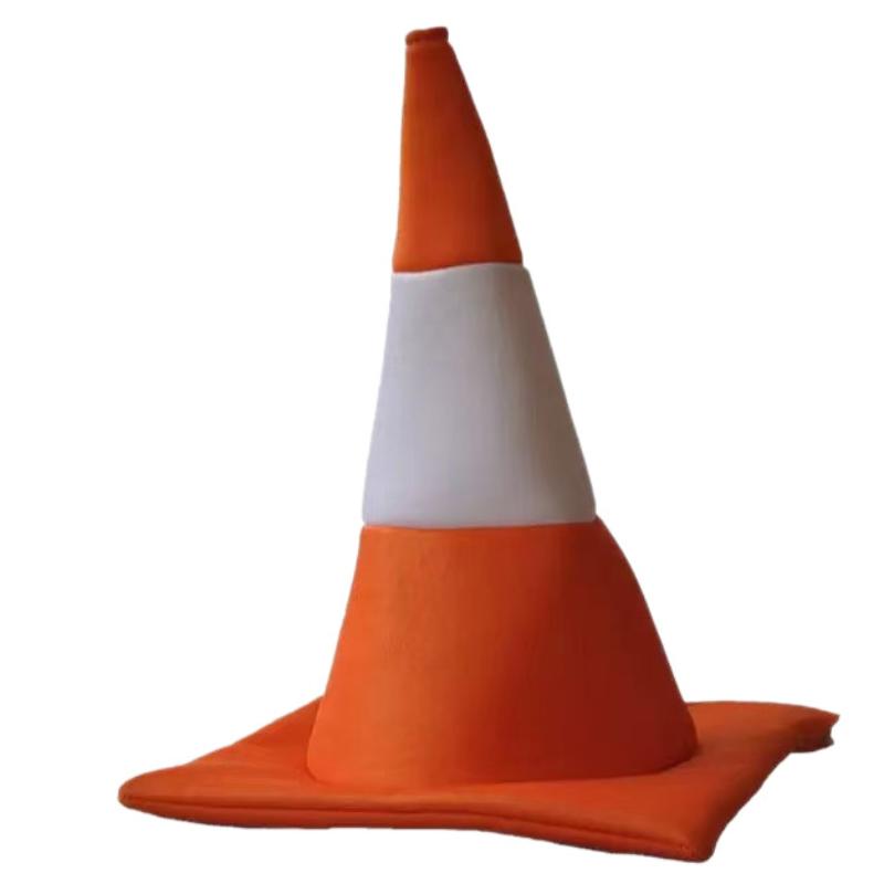 Party Hat Cone - 1 Stück Verkehrskegelhut, Halloween-Kostümzubehör für Geburtstag,