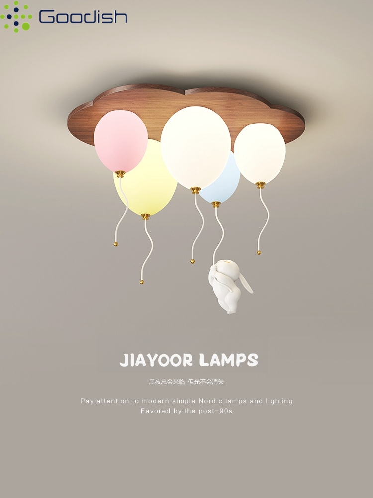 Led Balloon Light - Moderne Nordische Luxus-Regenbogen-Mehrfarben-Ballon-LED-Deckenleuchte, Kreative Kunstlampe für