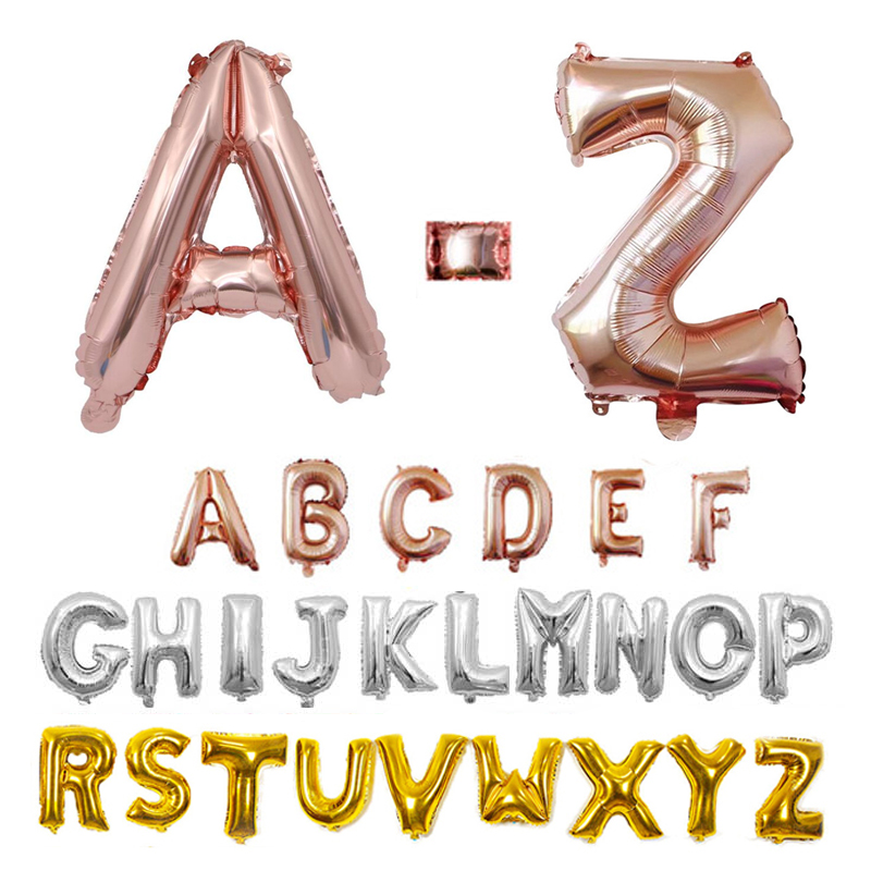 Event Z - 16 32 40 Zoll Folienbuchstabenballons A-Z