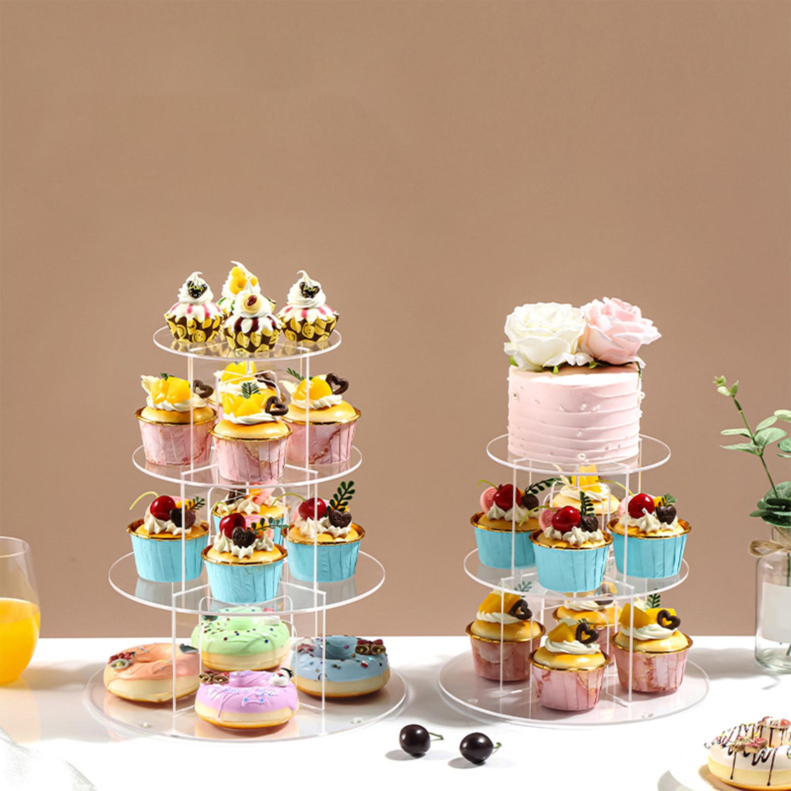 3/4/5 Tier Acryl Cupcake Ständ – Cupcake Stand Tier Bewertung und Preis