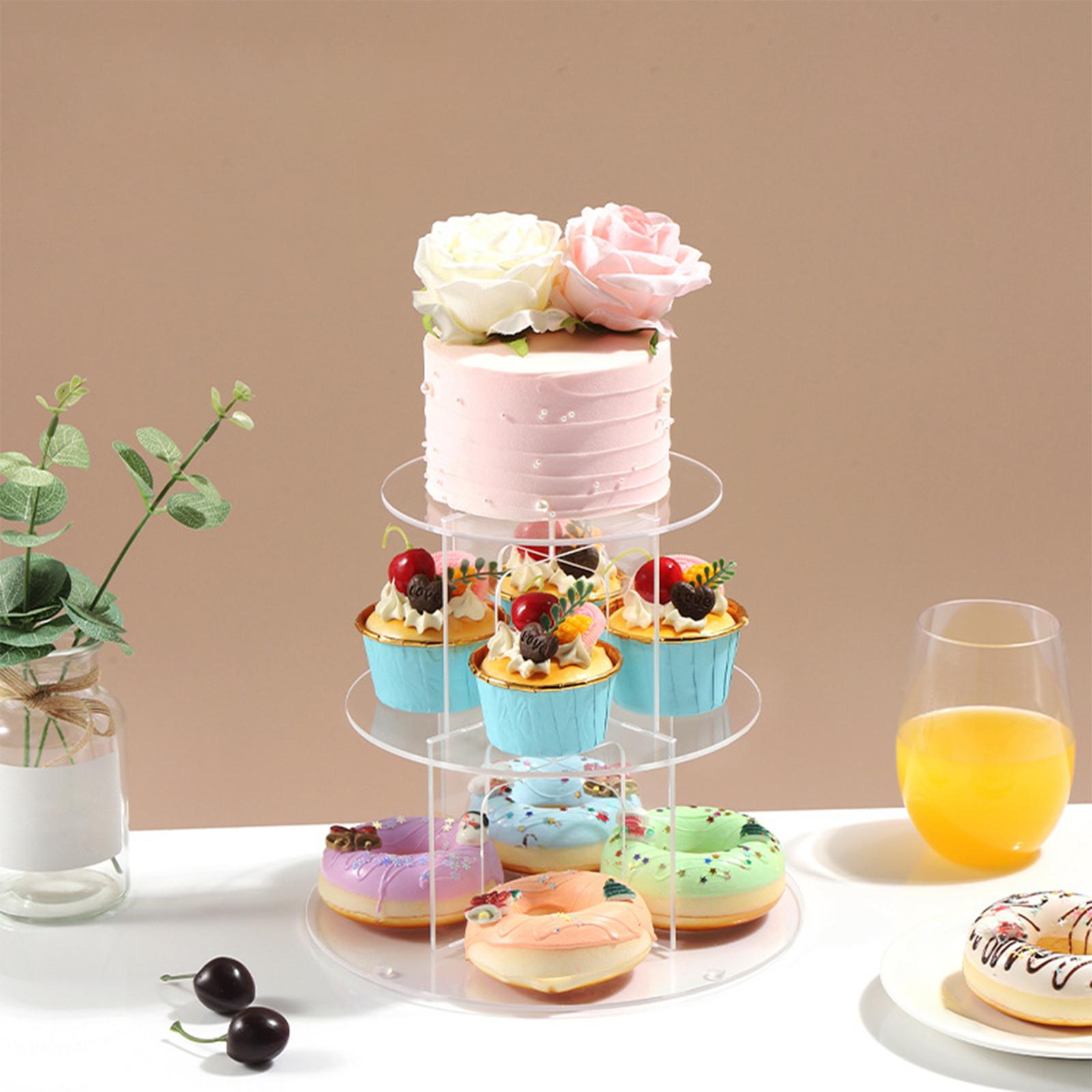 3/4/5 Tier Acryl Cupcake Ständ – Cupcake Stand Tier Bewertung und Preis