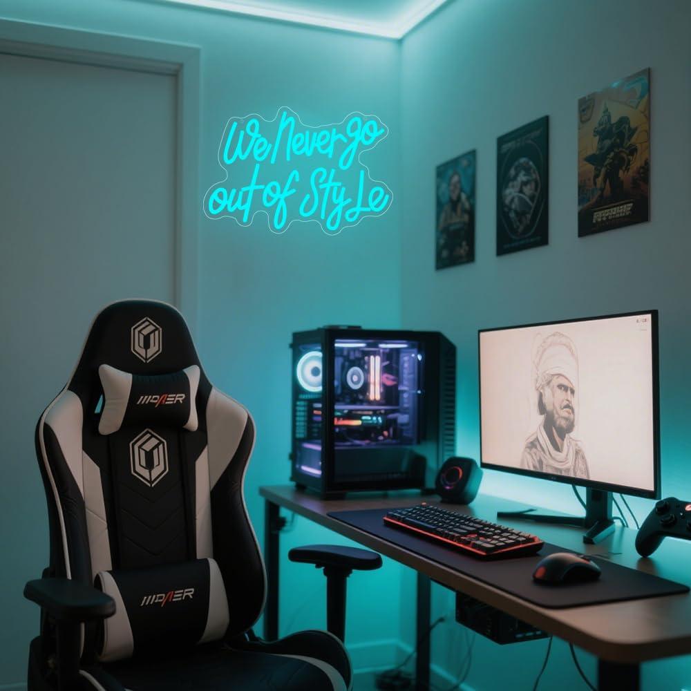 We Never Go Out Of Style Neon- – Neon Sign Party Bewertung und Preis