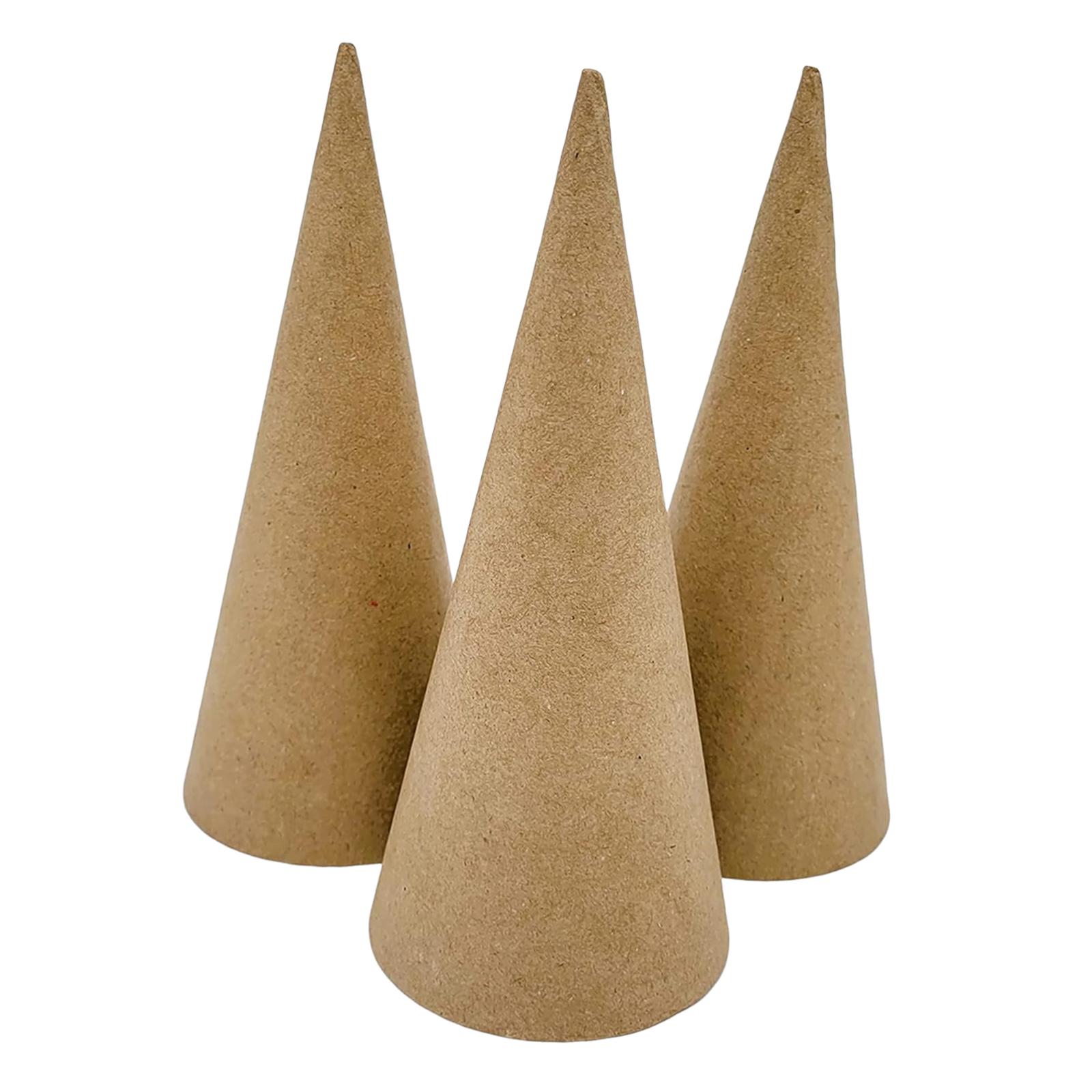 3x Pappmaché-Kegel, offener Bo – Cotton Candy Cone Bewertung und Preis