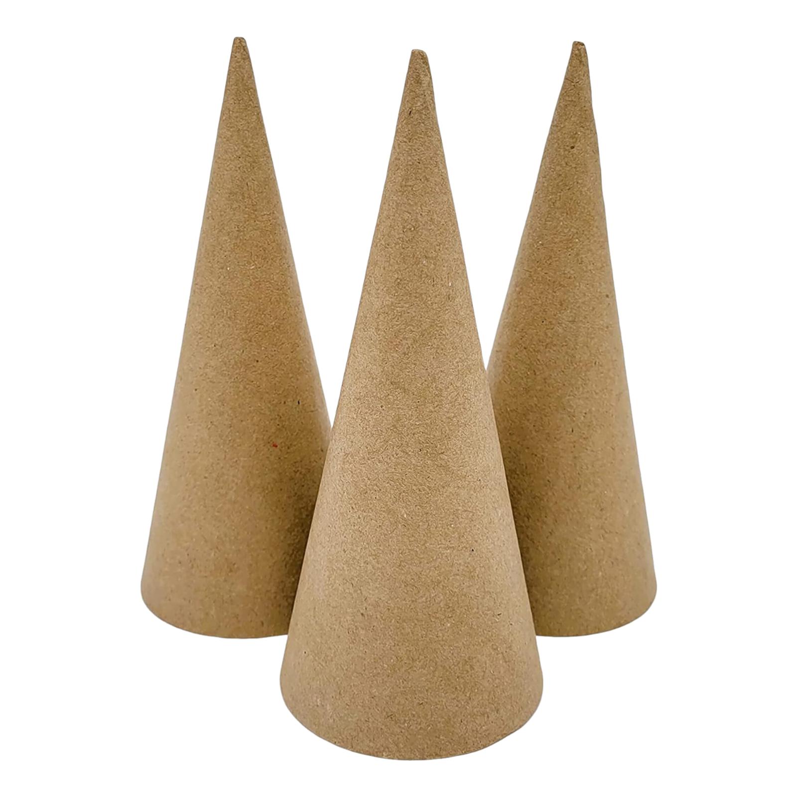 3x Pappmaché-Kegel, offener Bo – Cotton Candy Cone Bewertung und Preis