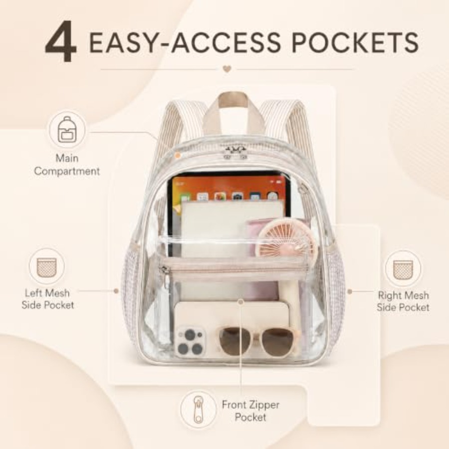 Mini-Klarsicht-Rucksack für St – Event & Party Supply Bewertung und Preis