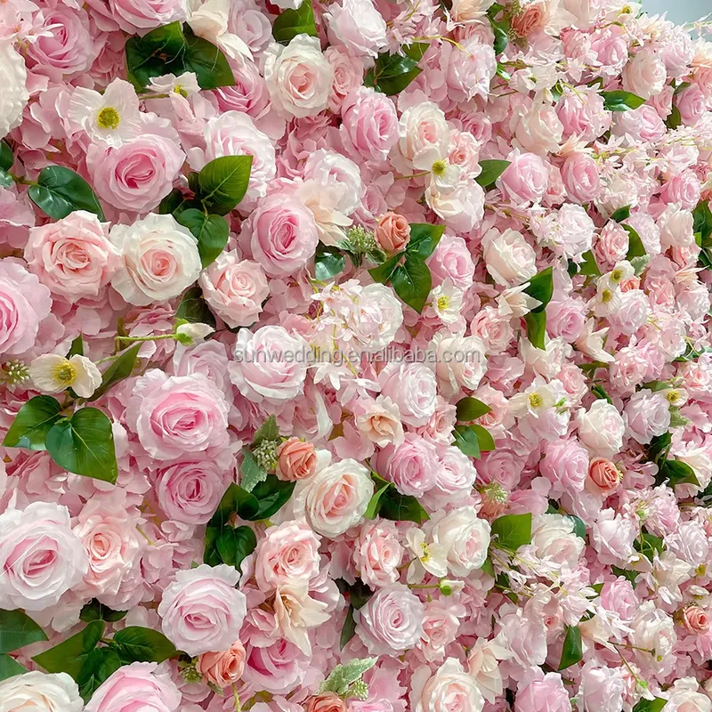 Sunwedding Seiden-Kunstblumenw – Flower Wall Panel Bewertung und Preis
