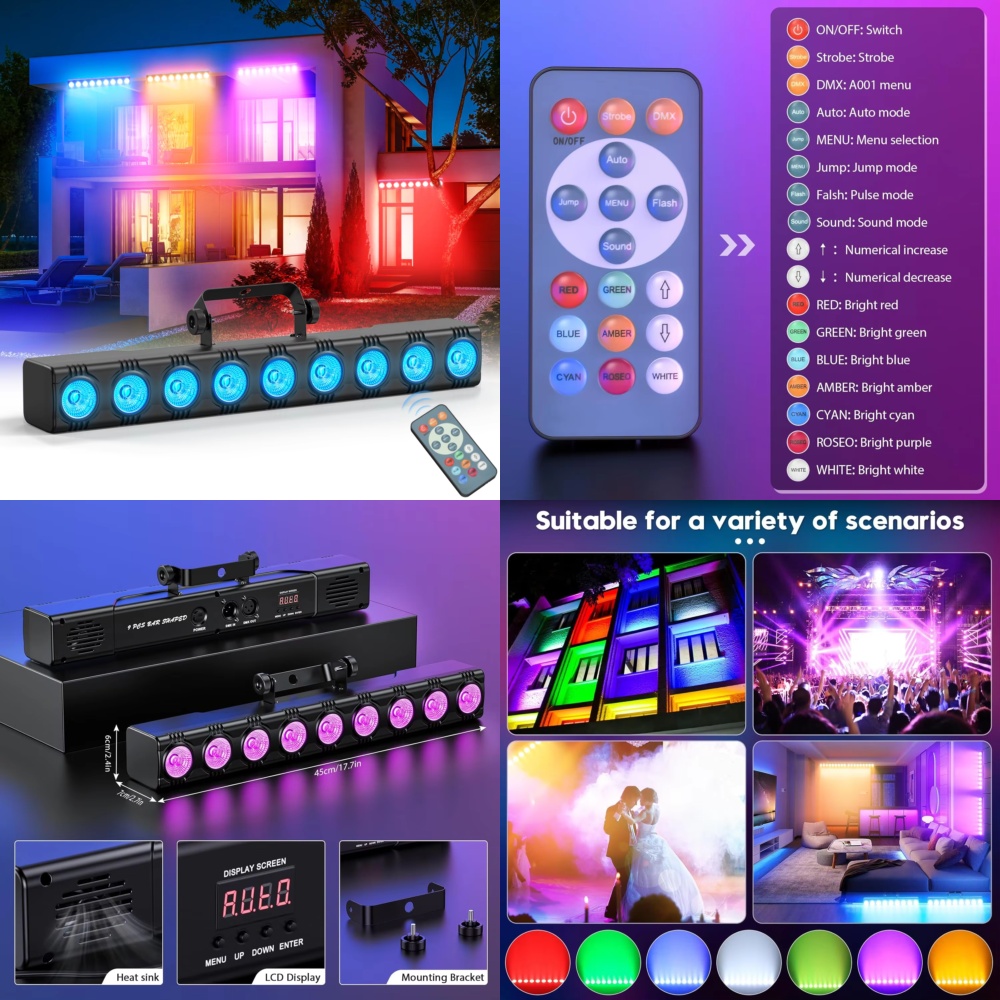 36W RGB Wandfluter für Innenbe – Event Party Dj Bewertung und Preis