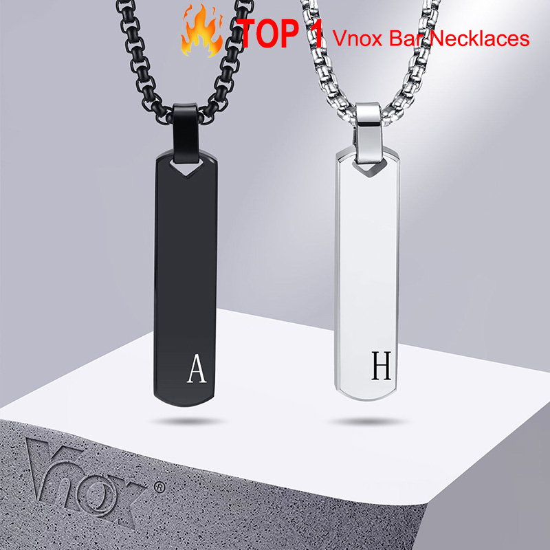 Vnox Initial Bar Halskette für – Event Z Bewertung und Preis