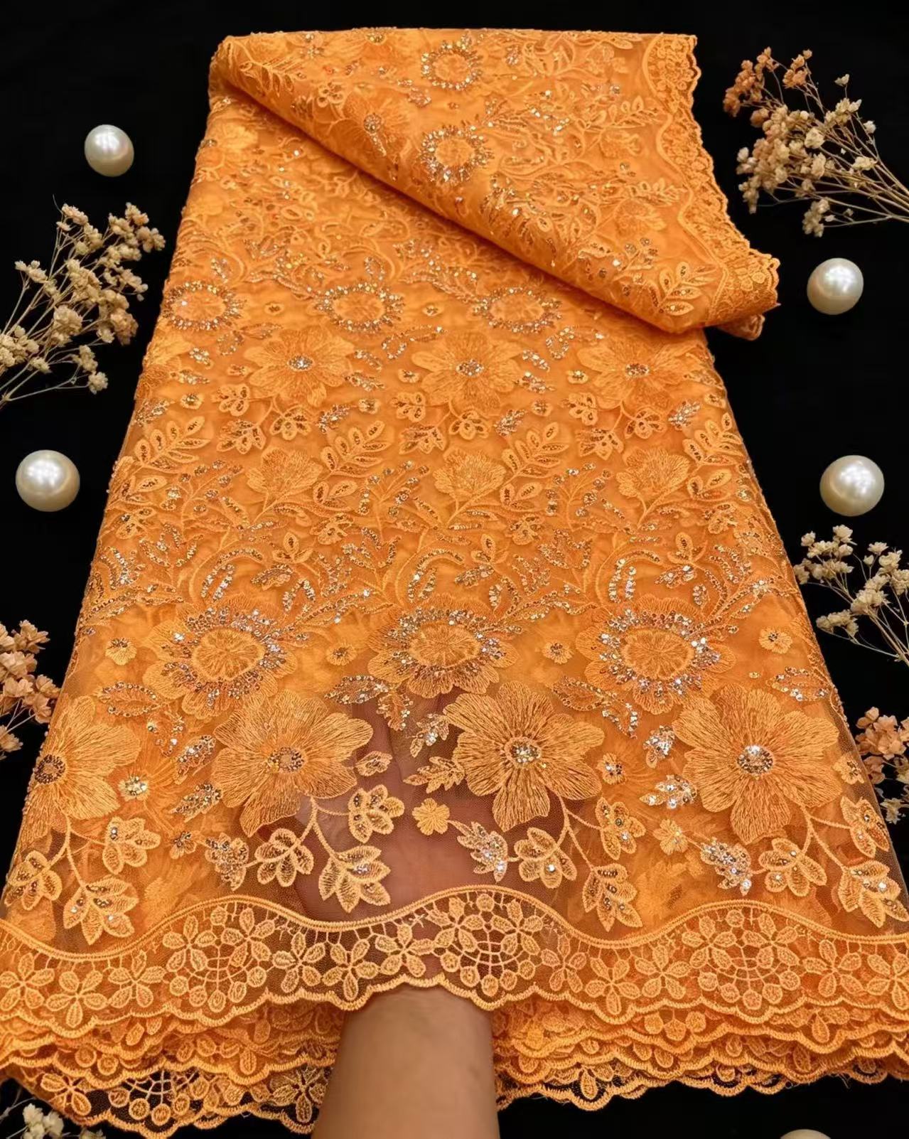 Reiner französischer Tüll-Netz – Glitter Tablecloth Bewertung und Preis