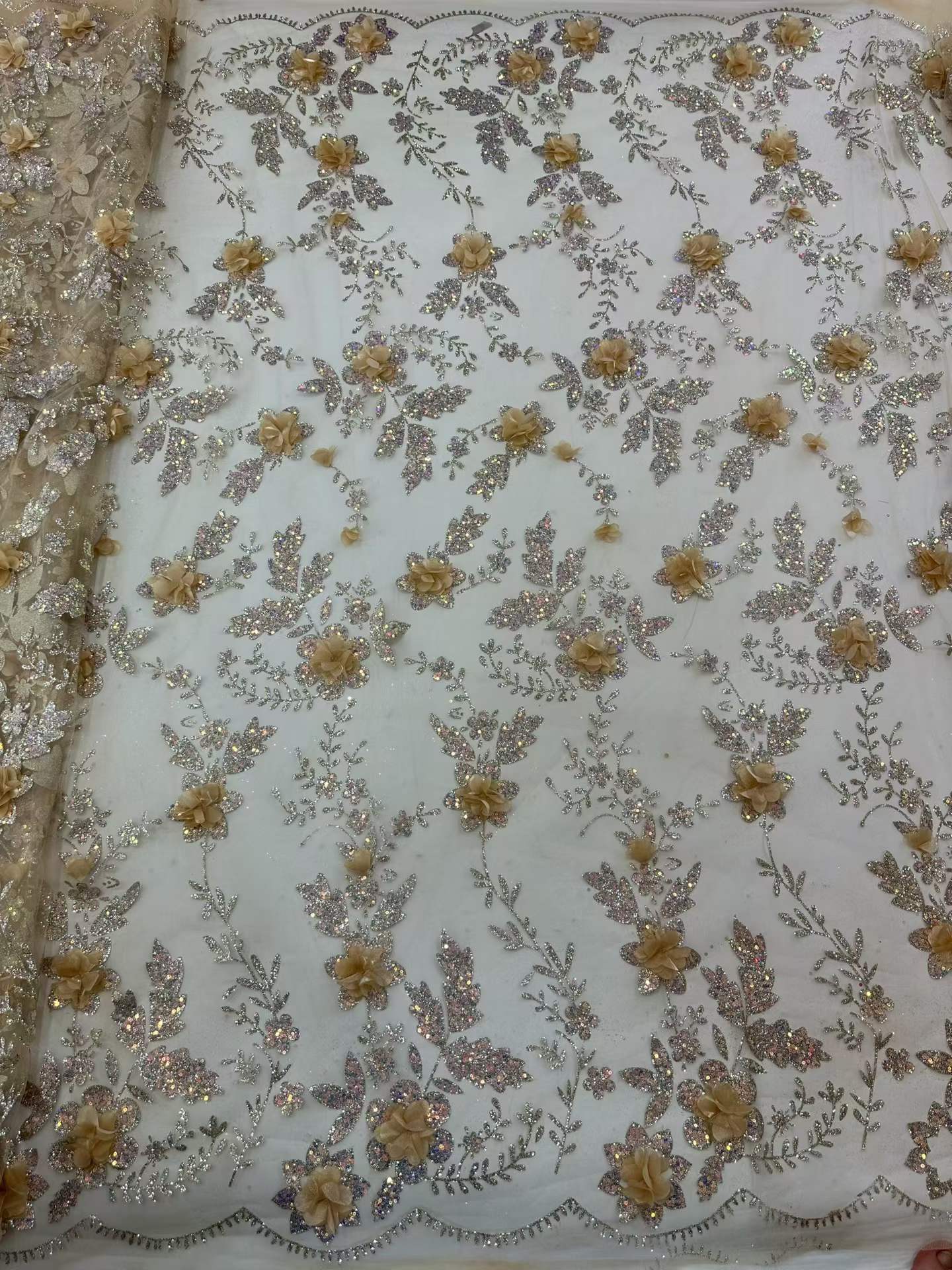 Afrikanischer Spitzenstoff, be – Glitter Tablecloth Bewertung und Preis