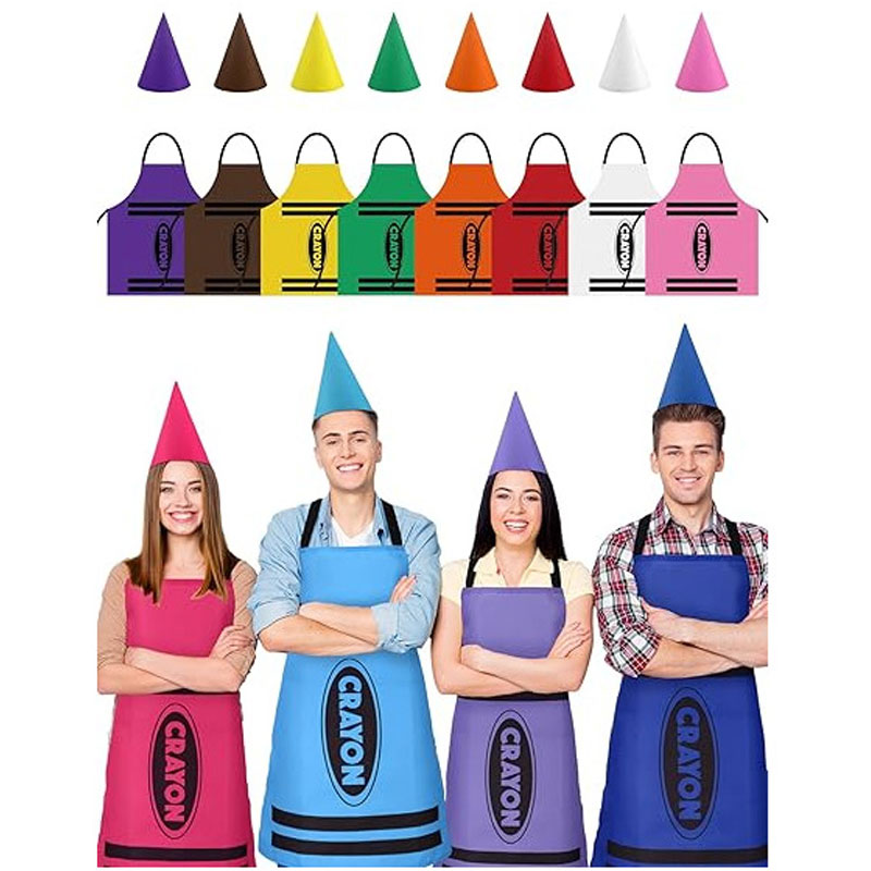 Buntes Crayon-Themen-Zwerg-Set – Party Hat Cone Bewertung und Preis