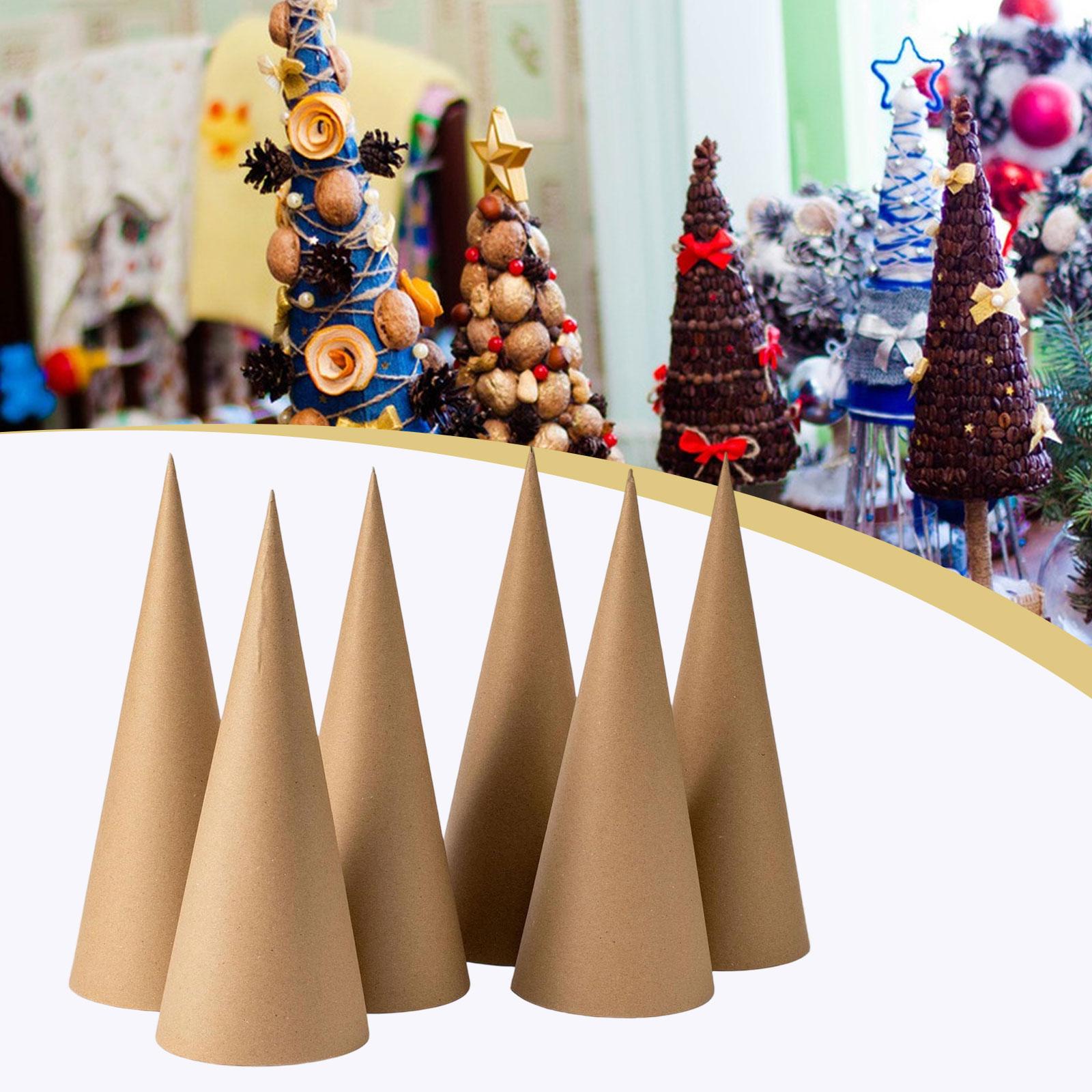 6 Stück Kraftpapier-Mache-Kege – Party Hat Cone Bewertung und Preis