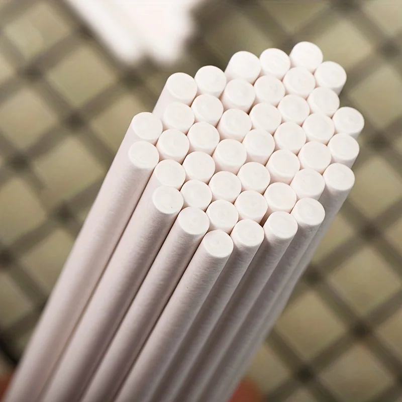 100 Stück, Einweg-Kuchenpop-St – Paper Straw Color Bewertung und Preis