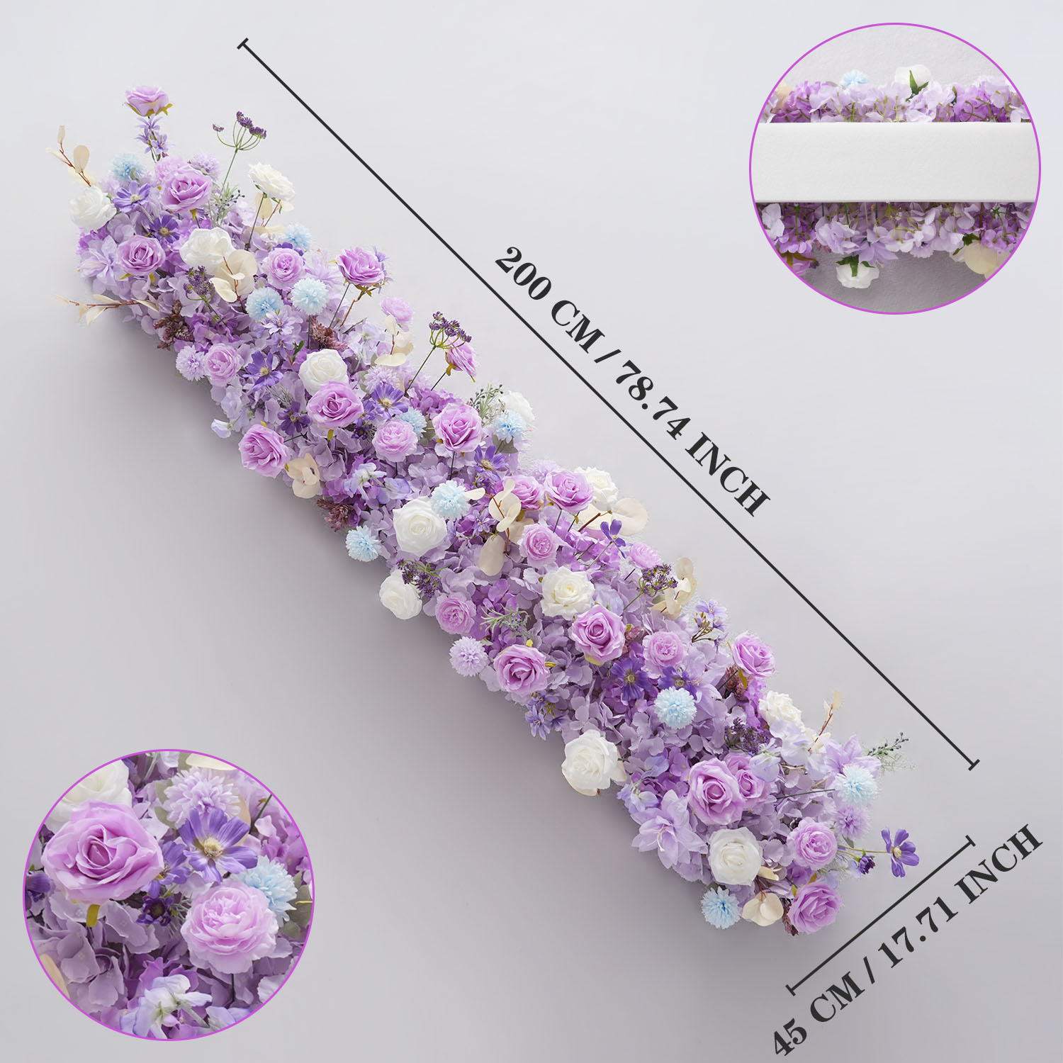 Uflower Lila Künstliche Blumen – Flower Wall Panel Bewertung und Preis