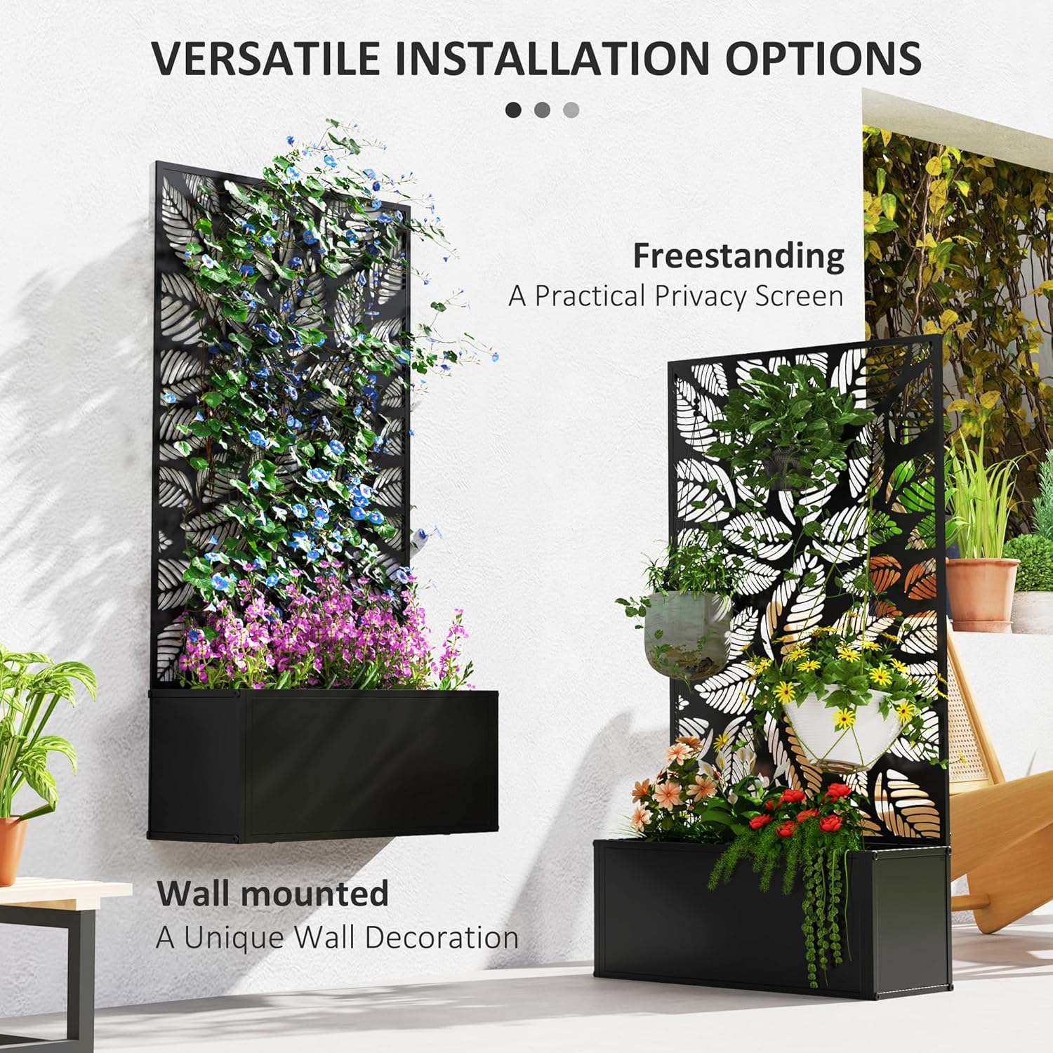 Metall-Hochbeet mit Rankgitter – Flower Wall Panel Bewertung und Preis