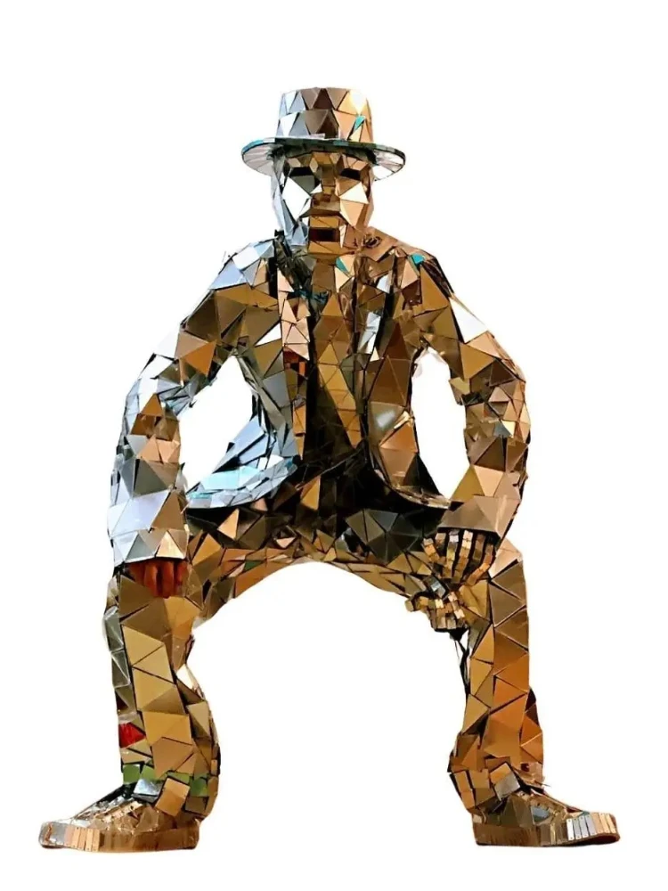 Mirror Man Kostüm Silberglas P – Event Party Dj Bewertung und Preis