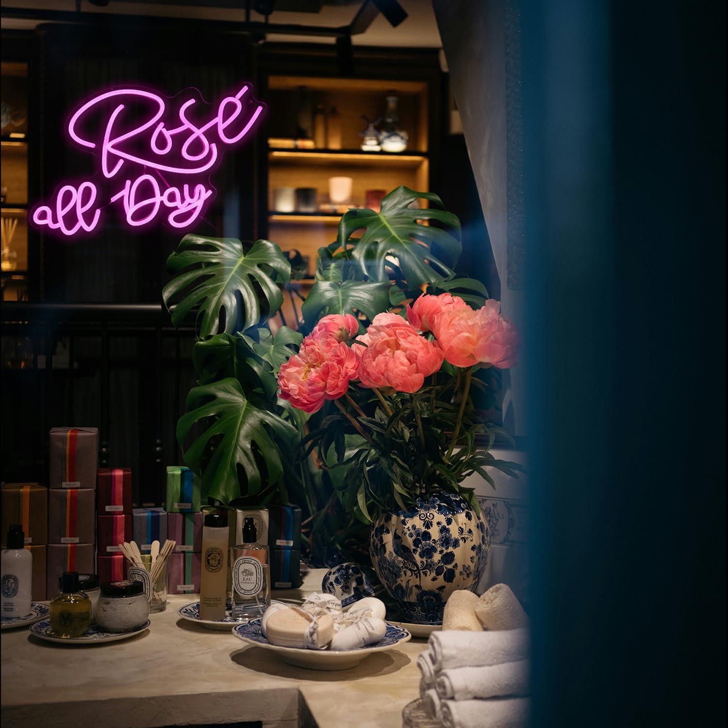 Rose All Day Neonschild, dimmb – Neon Sign Party Bewertung und Preis