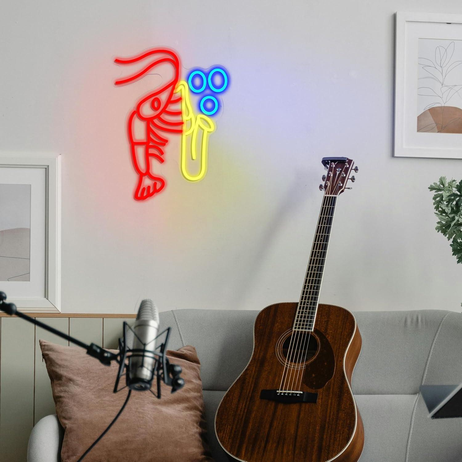 Hummer-Saxophon Neon-Schild Ja – Neon Sign Party Bewertung und Preis