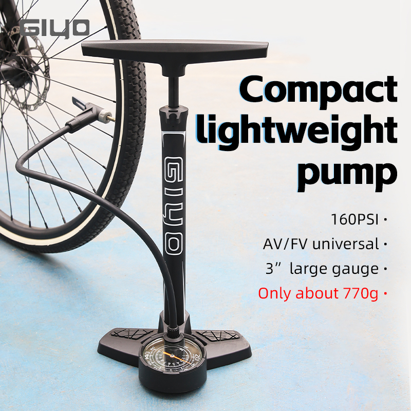 GIYO 160PSI Fahrrad-Bodenpumpe – Balloon Pump Hand Bewertung und Preis