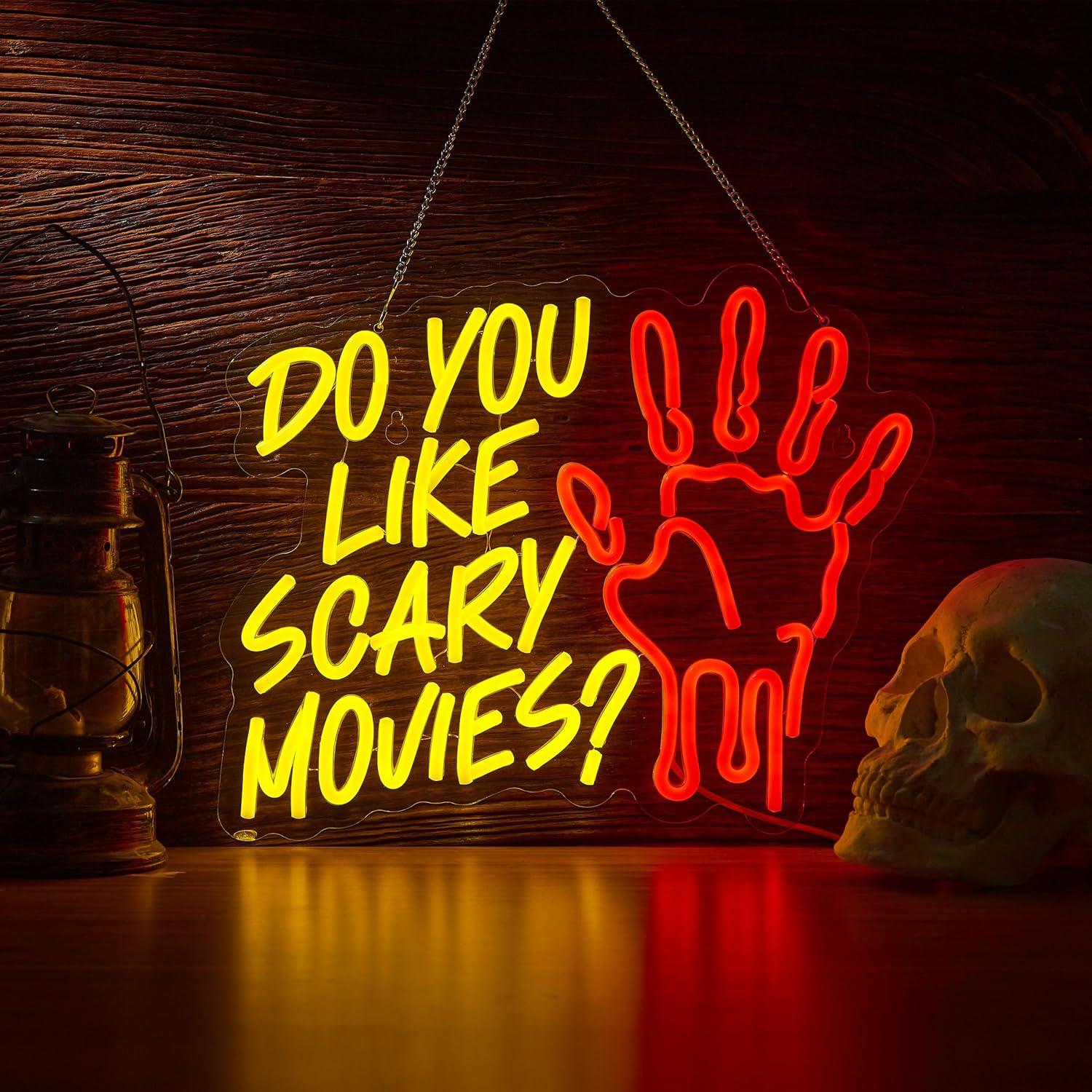 Neon-Schild 'Magst Du Gruselfi – Neon Sign Party Bewertung und Preis